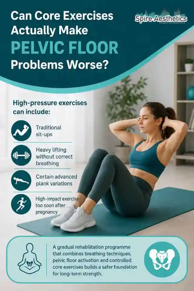 Can Strengthening Your Core Alone Actually Make Pelvic Floor Problems Worse yorkshire ?